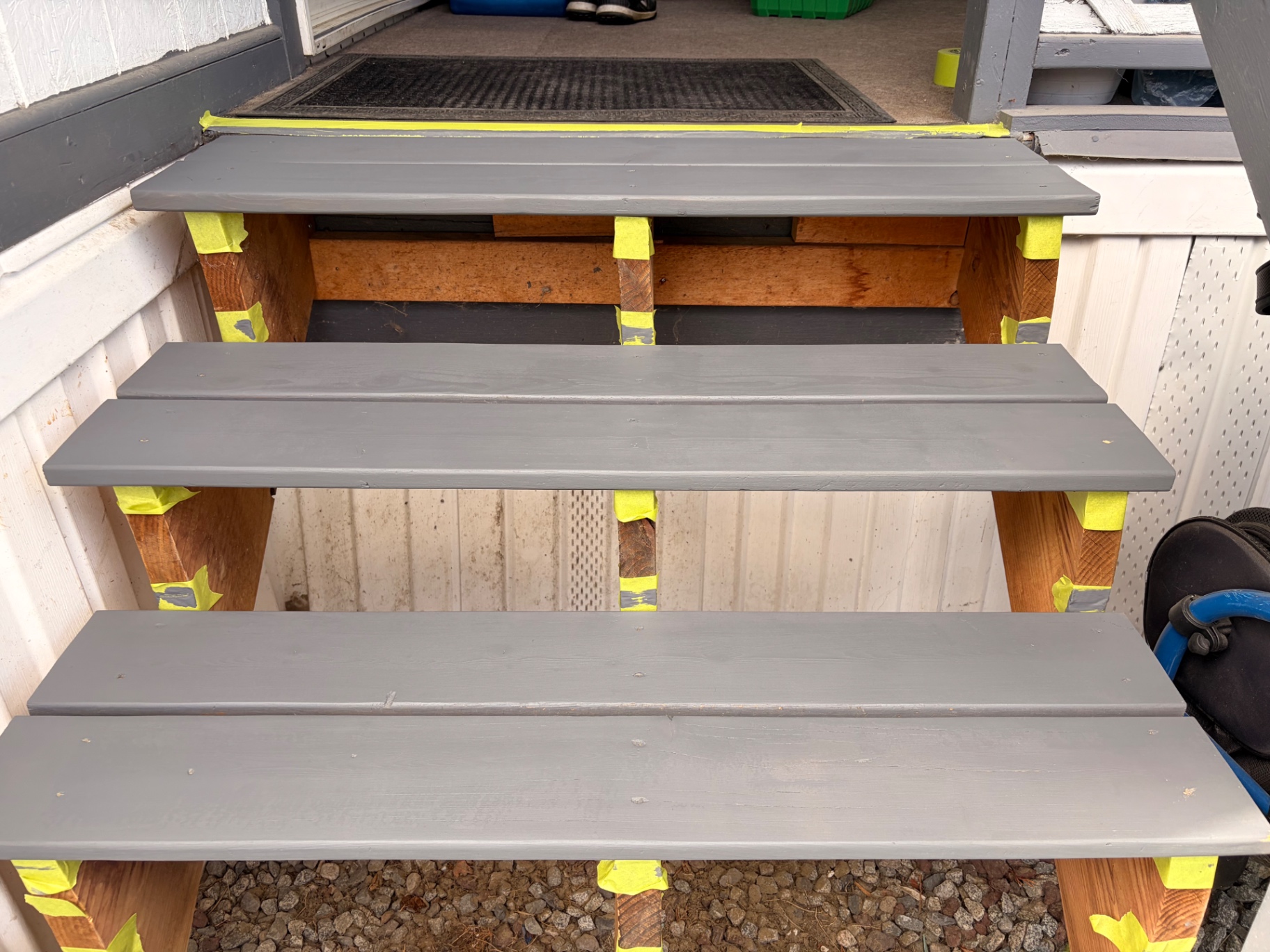 Deck stairs refinish
